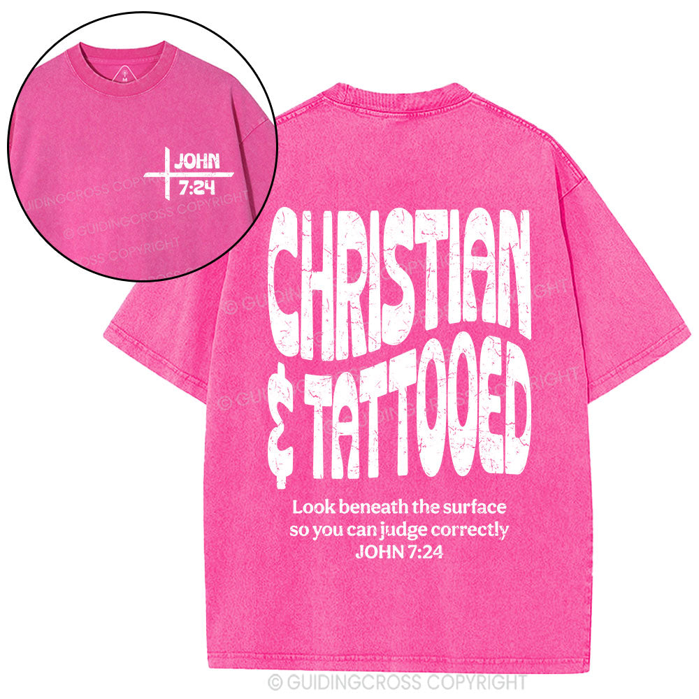 Christian & Tattooed Christian Washed T-Shirt