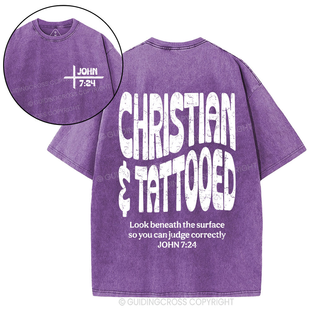 Christian & Tattooed Christian Washed T-Shirt