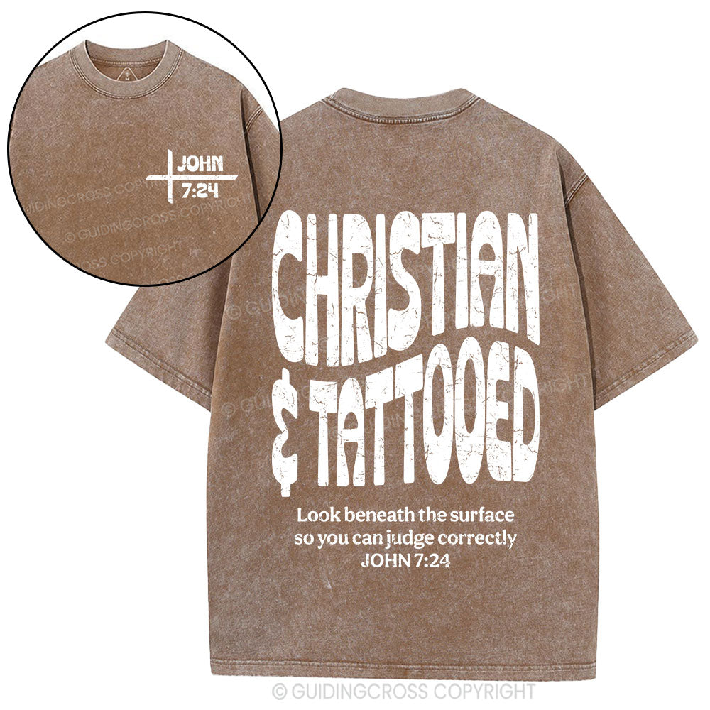 Christian & Tattooed Christian Washed T-Shirt
