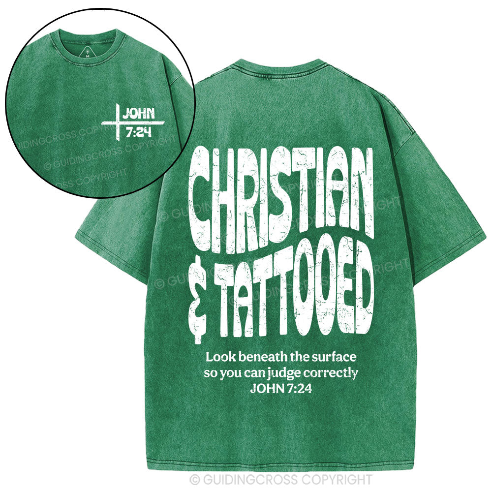 Christian & Tattooed Christian Washed T-Shirt