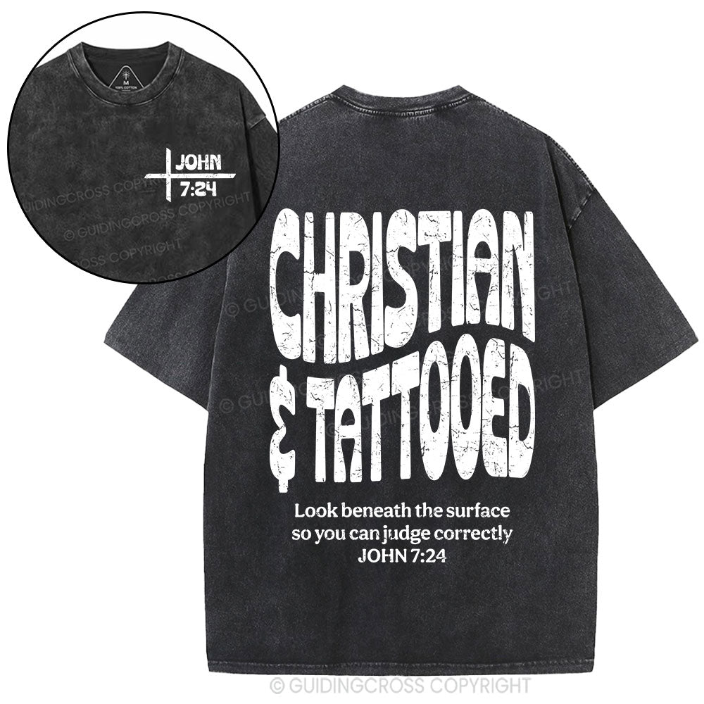 Christian & Tattooed Christian Washed T-Shirt