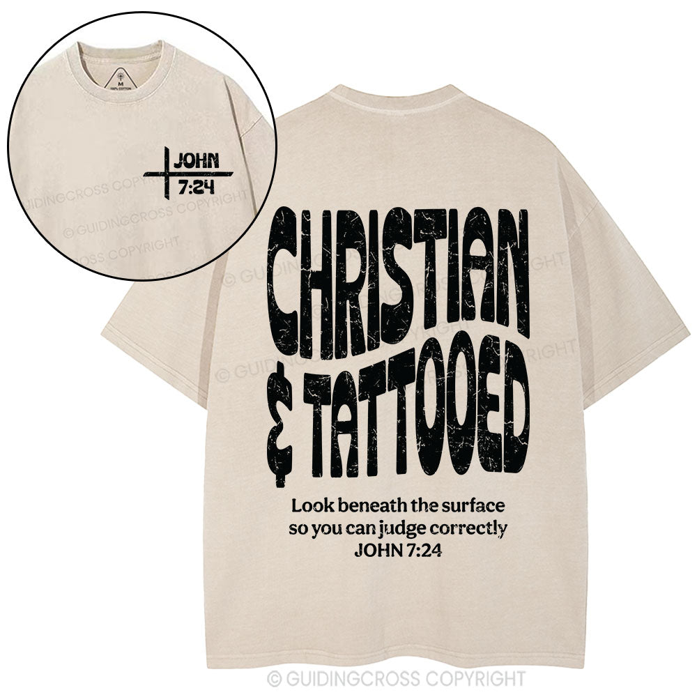 Christian & Tattooed Christian Washed T-Shirt