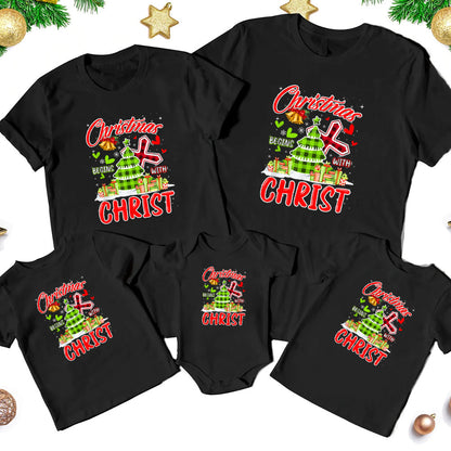 Christmas Christ Family Matching Christian Christmas T-Shirt