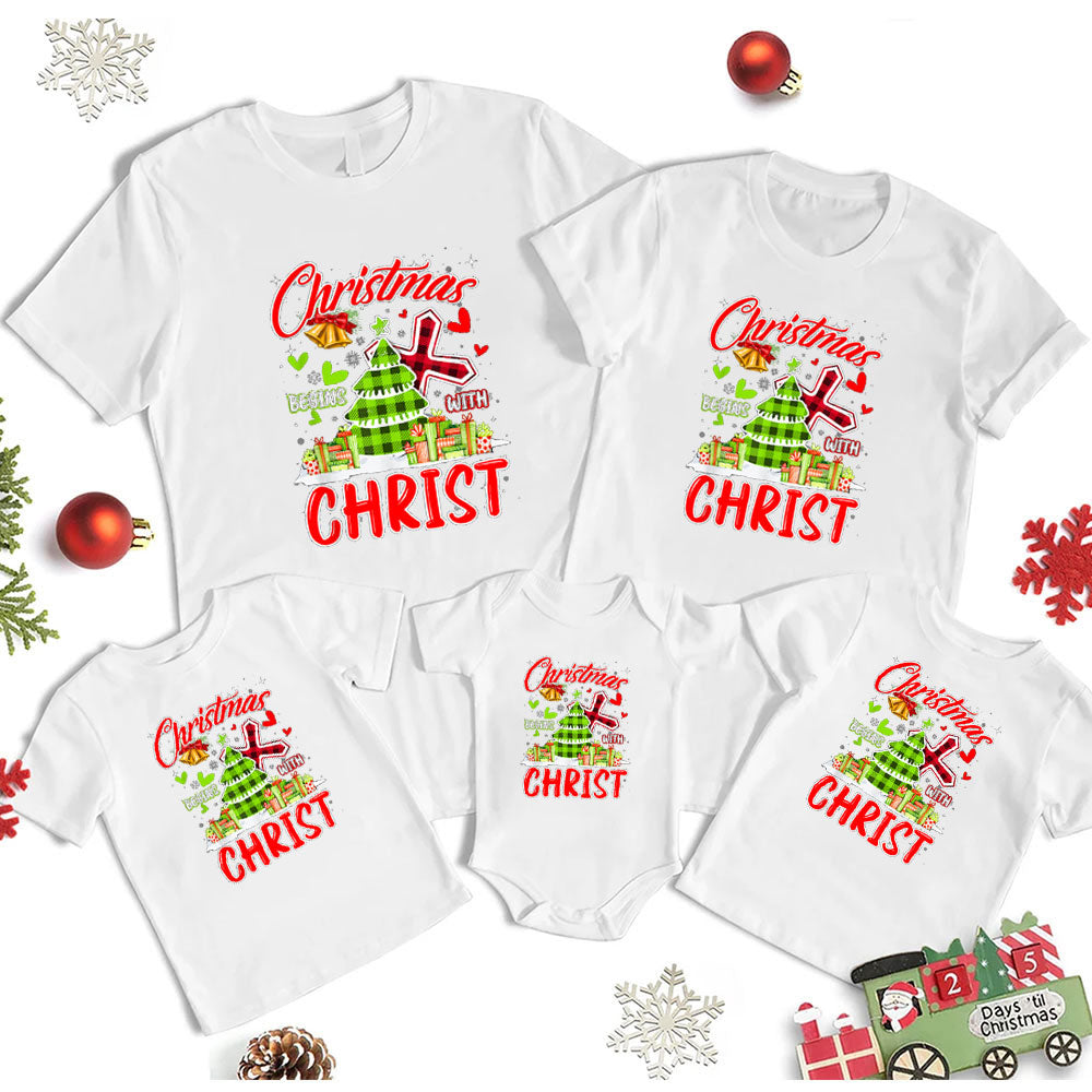 Christmas Christ Family Matching Christian Christmas T-Shirt