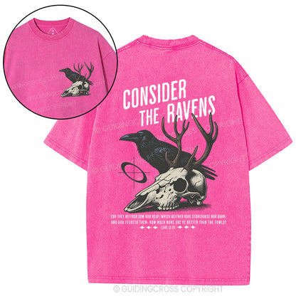 Consider The Ravens Chirstian Washed T-Shirt