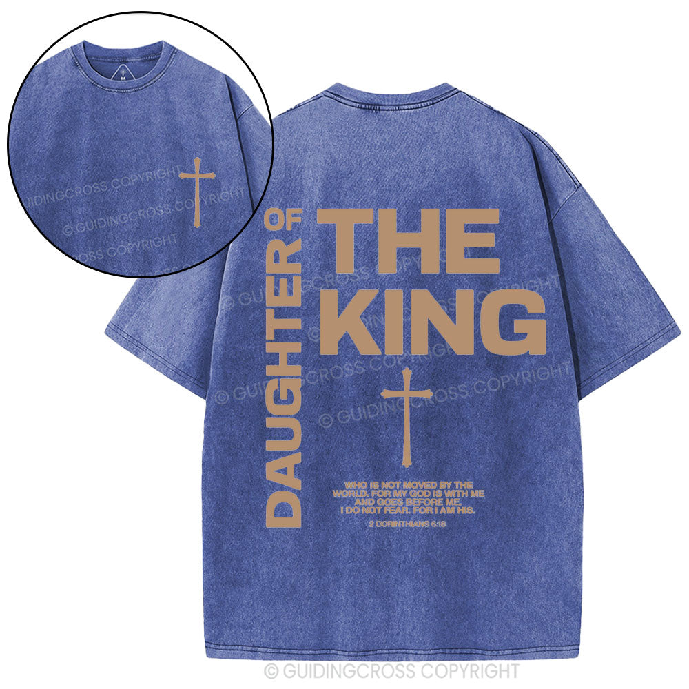 Daughter Of The King Christian Washed T-Shirt
