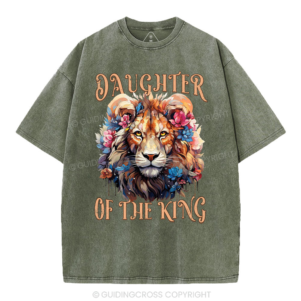 Daughter Of The King Christian Washed T-Shirt
