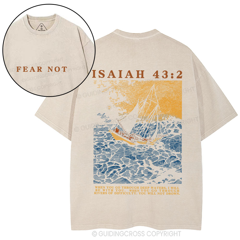 Fear Not Christian Washed T-Shirt