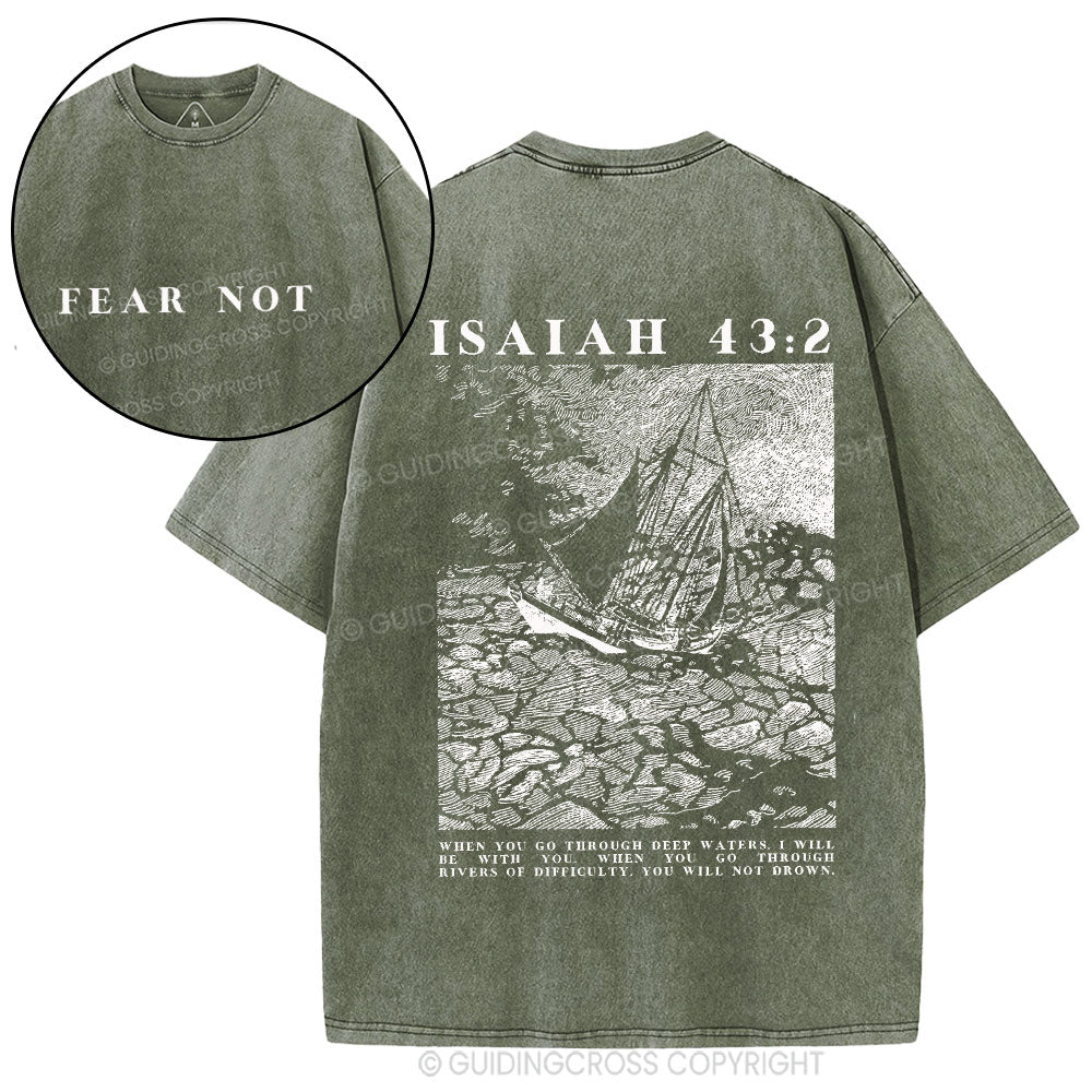 Fear Not Christian Washed T-Shirt