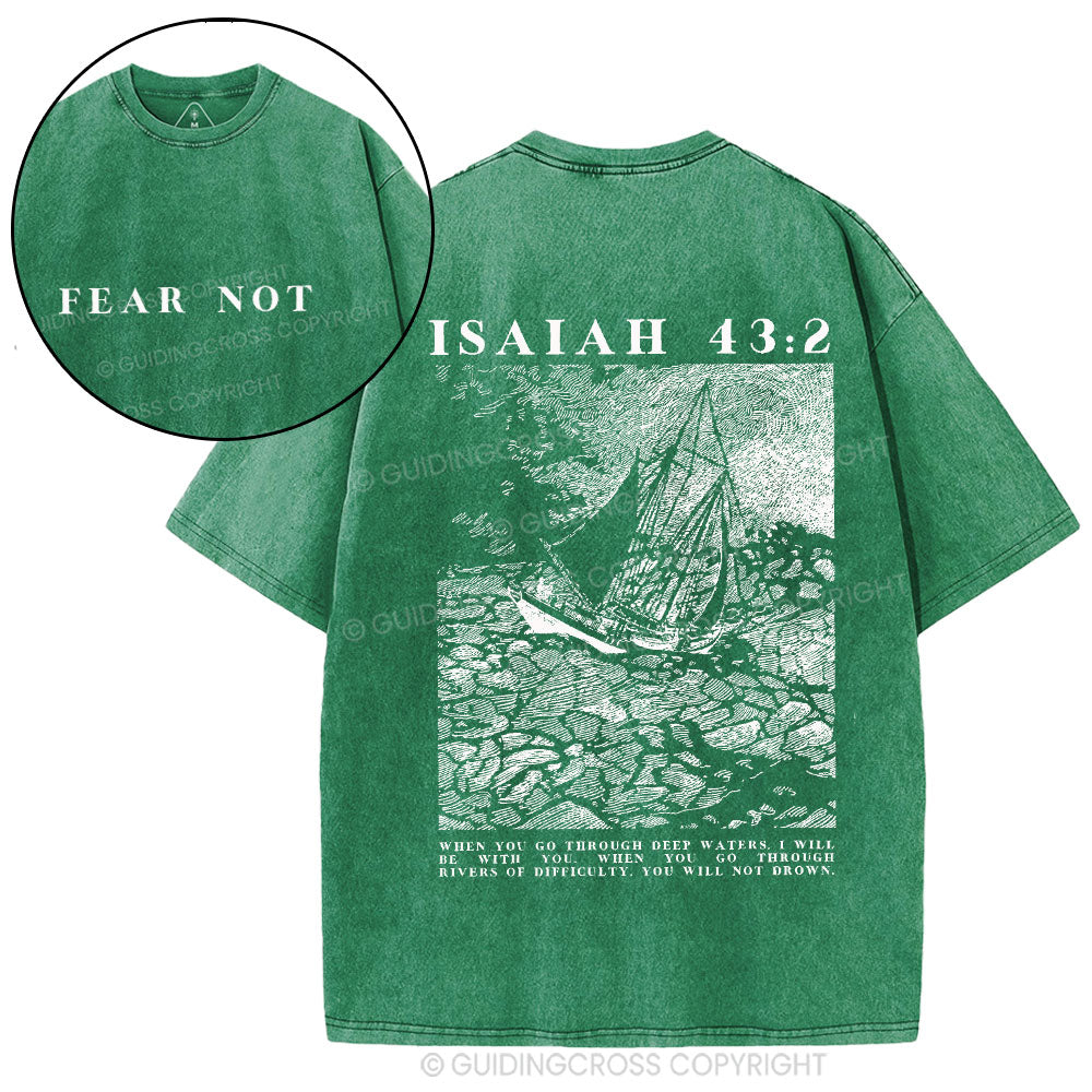 Fear Not Christian Washed T-Shirt