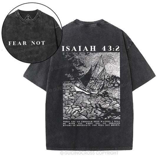 Fear Not Christian Washed T-Shirt