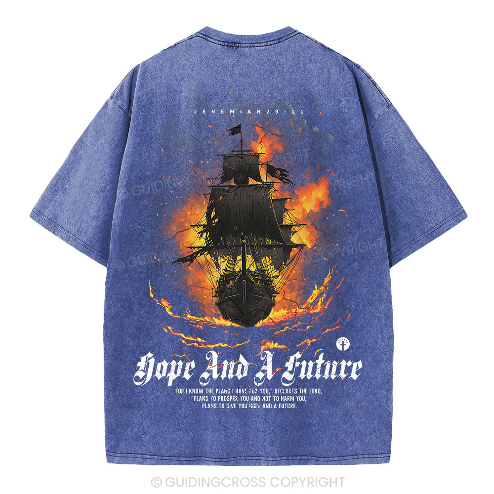 For I Know The Plans I Have For You Christian Washed T-Shirt