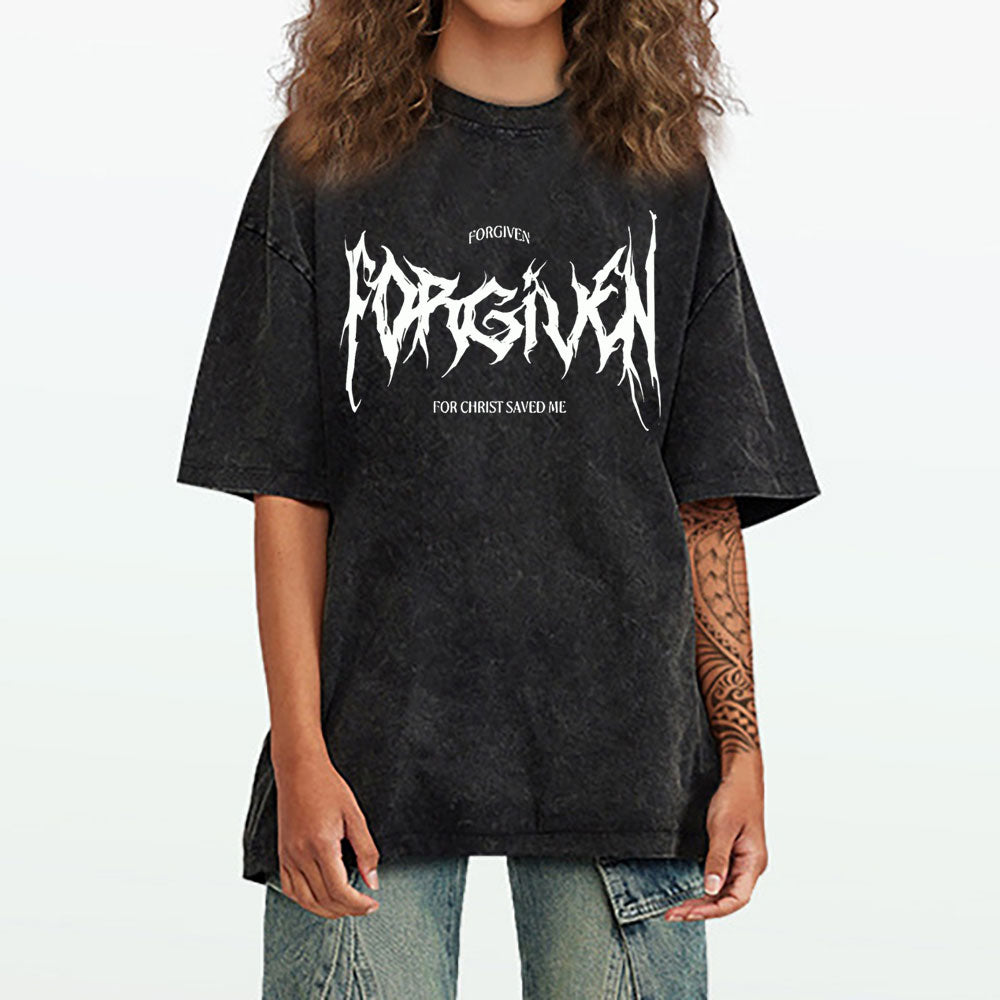 Forgiven Christian Washed T-Shirt