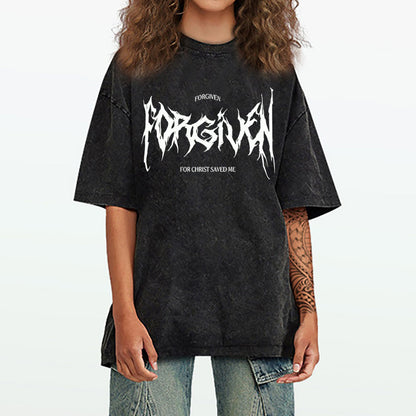 Forgiven Christian Washed T-Shirt