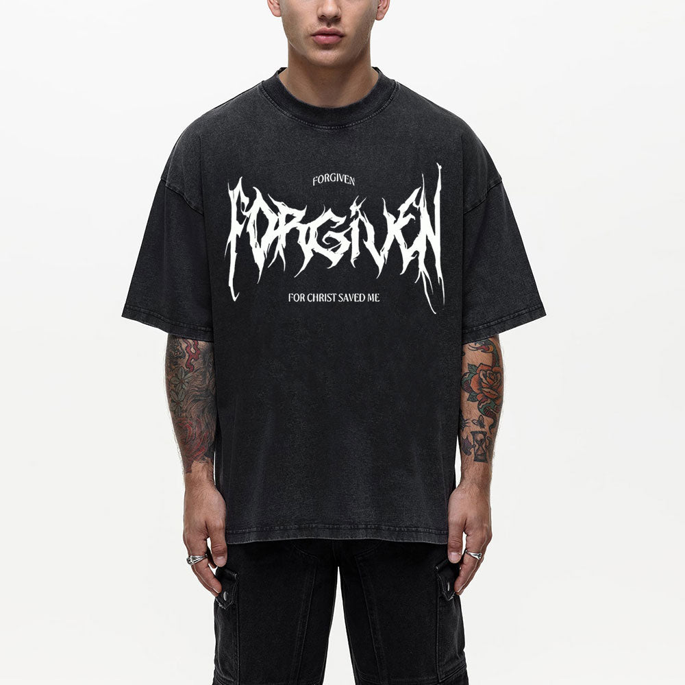 Forgiven Christian Washed T-Shirt
