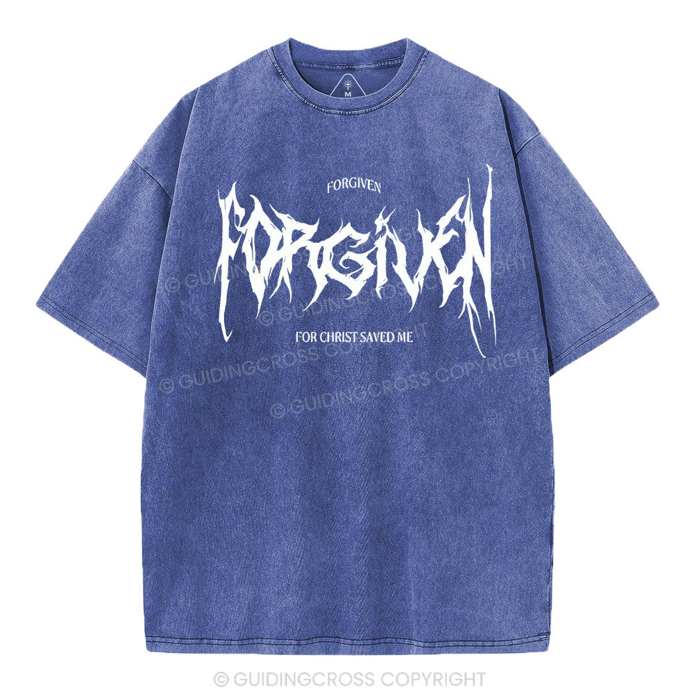 Forgiven Christian Washed T-Shirt