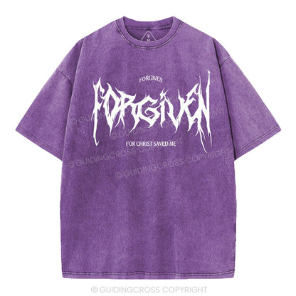 Forgiven Christian Washed T-Shirt