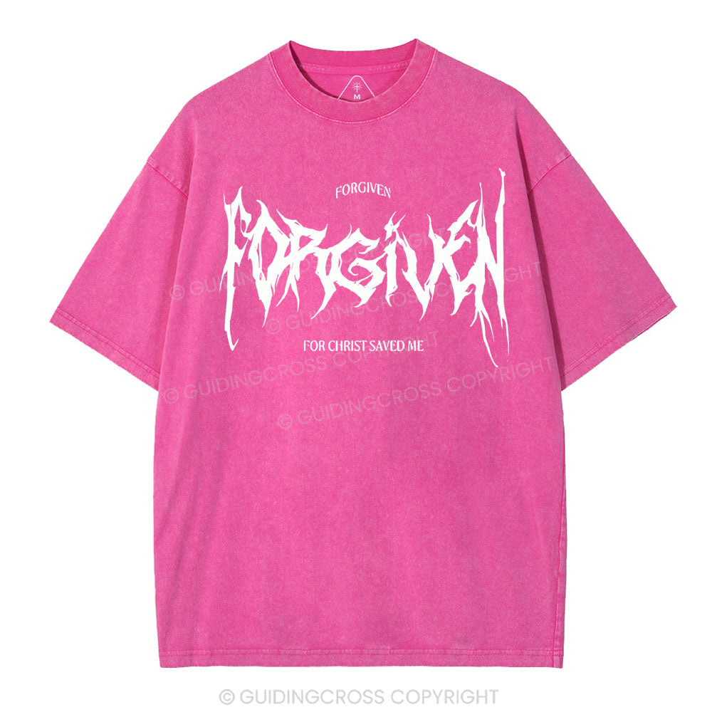 Forgiven Christian Washed T-Shirt