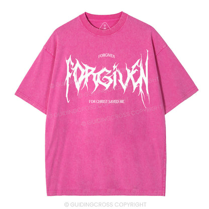 Forgiven Christian Washed T-Shirt