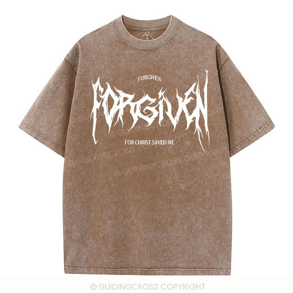 Forgiven Christian Washed T-Shirt