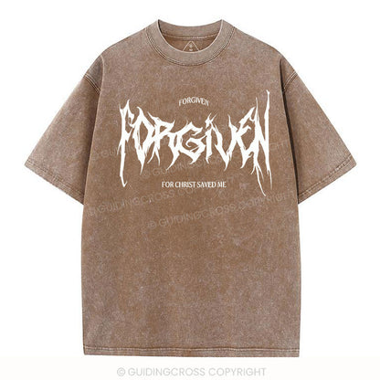 Forgiven Christian Washed T-Shirt
