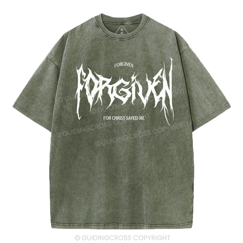 Forgiven Christian Washed T-Shirt