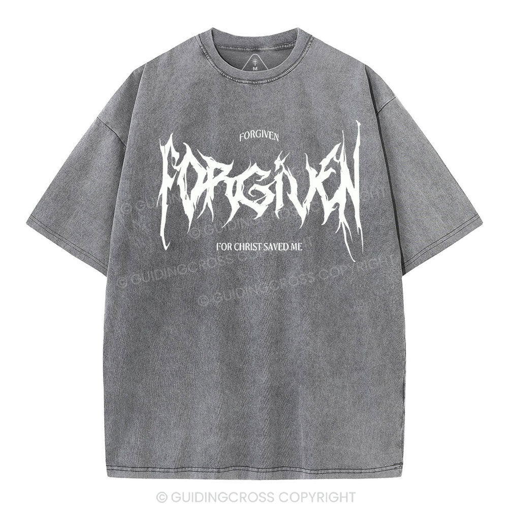 Forgiven Christian Washed T-Shirt