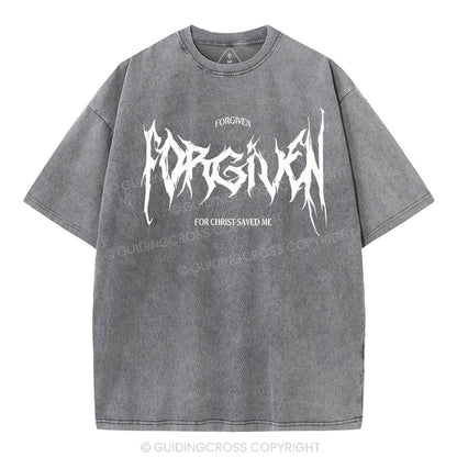 Forgiven Christian Washed T-Shirt
