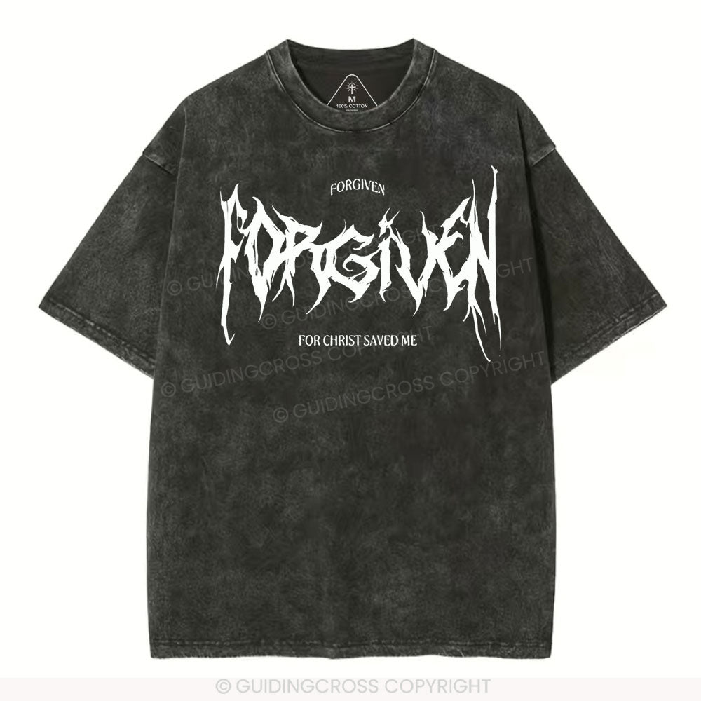 Forgiven Christian Washed T-Shirt