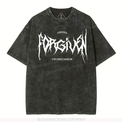 Forgiven Christian Washed T-Shirt