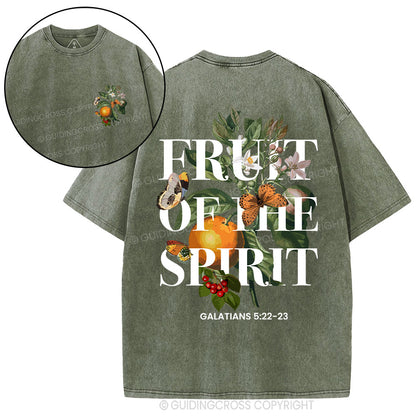 Fruit Of The Spirit Christian Washed T-Shirt