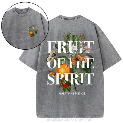 Fruit Of The Spirit Christian Washed T-Shirt