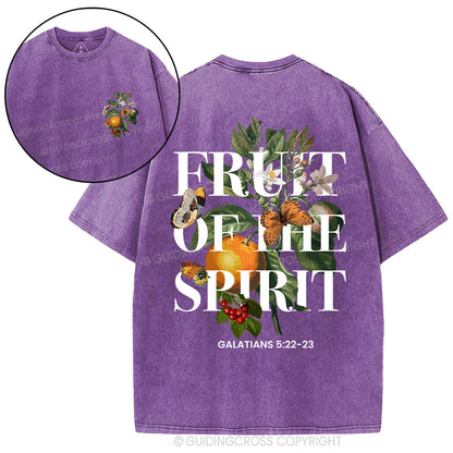 Fruit Of The Spirit Christian Washed T-Shirt