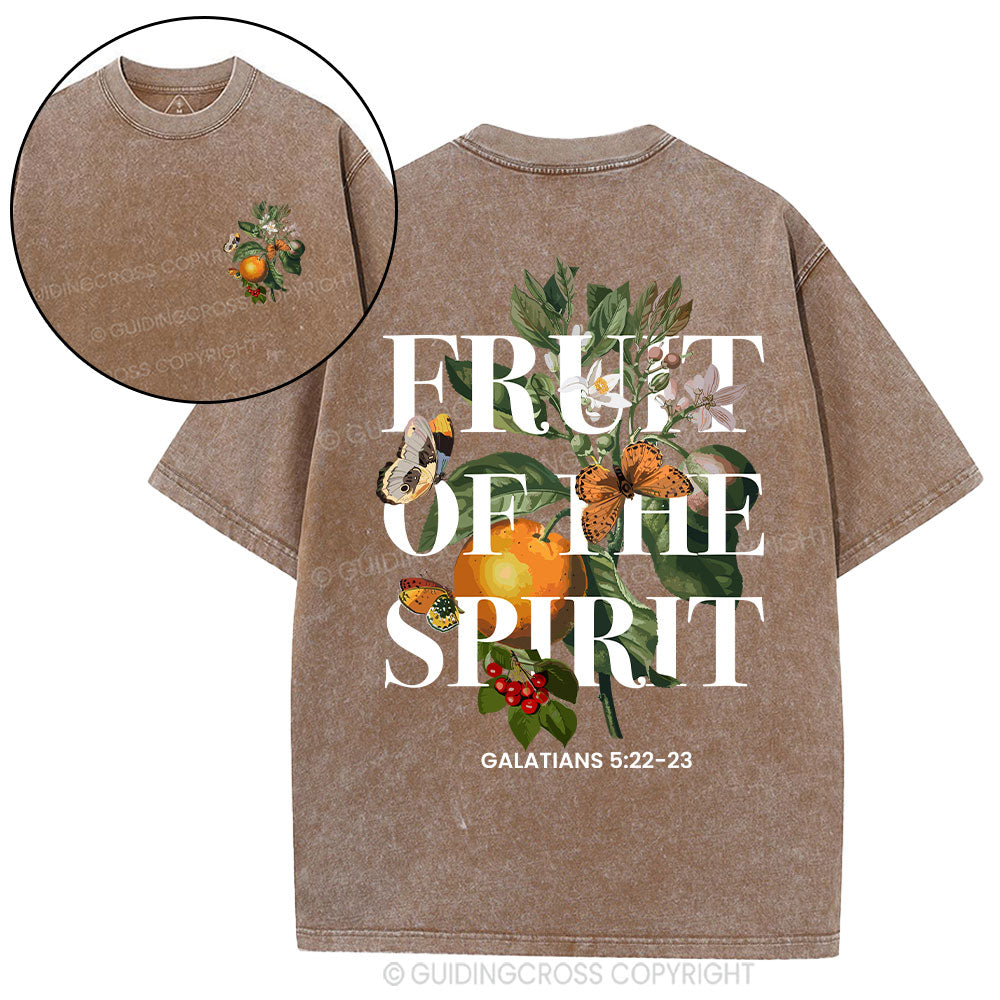 Fruit Of The Spirit Christian Washed T-Shirt