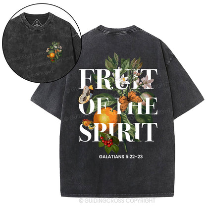 Fruit Of The Spirit Christian Washed T-Shirt