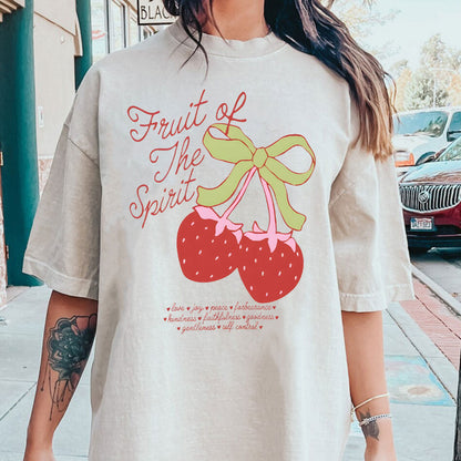Fruit Of The Spirit Christian Washed T-Shirt