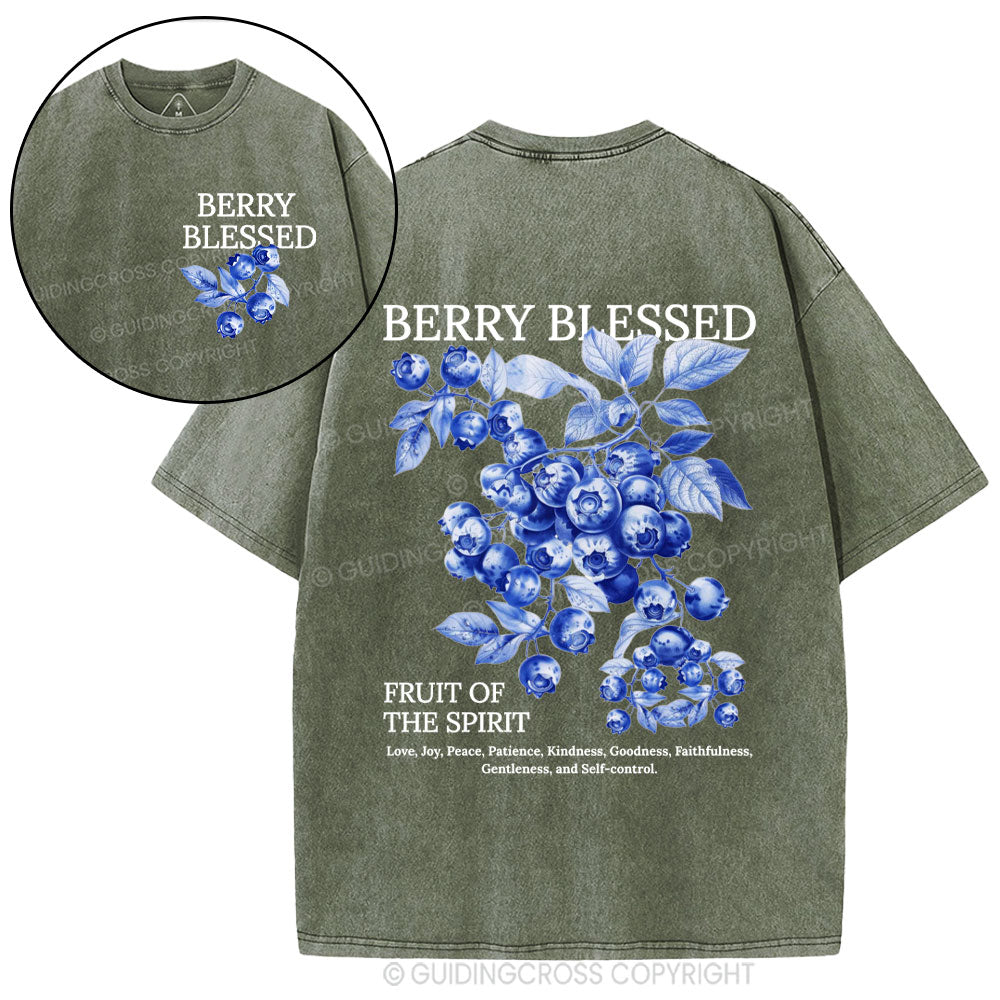 Fruit Of The Spirit Christian Washed T-Shirt