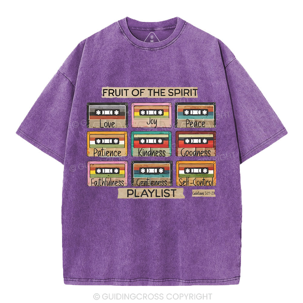 Fruit of The Spirit Christian Washed T-Shirt