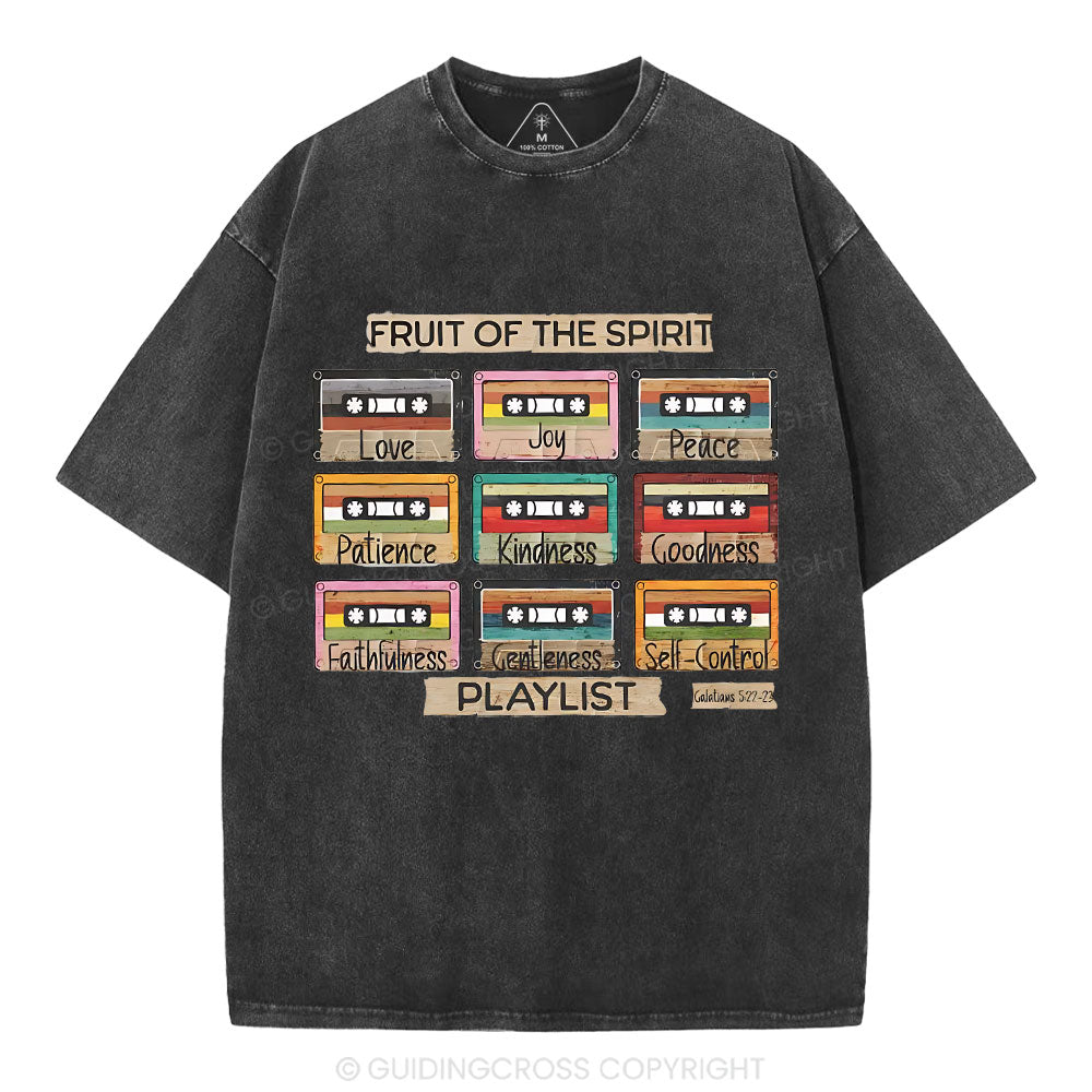 Fruit of The Spirit Christian Washed T-Shirt