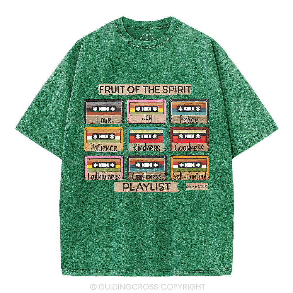 Fruit of The Spirit Christian Washed T-Shirt