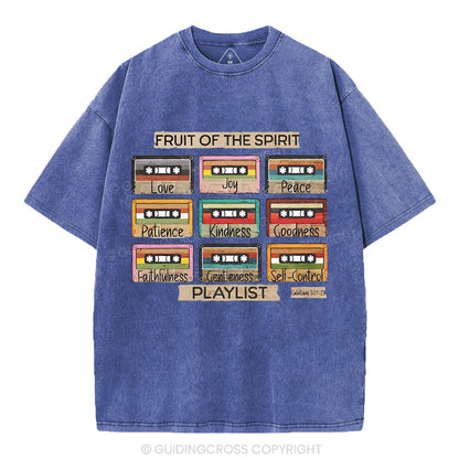 Fruit of The Spirit Christian Washed T-Shirt