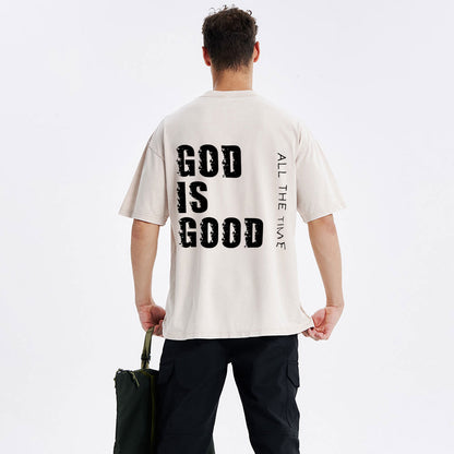 God Is Good All The Time Christian Washed T-Shirt
