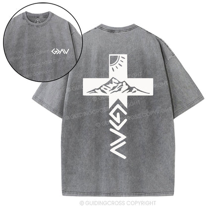 God Is Greater Than The Highs And Lows Christian Washed T-Shirt