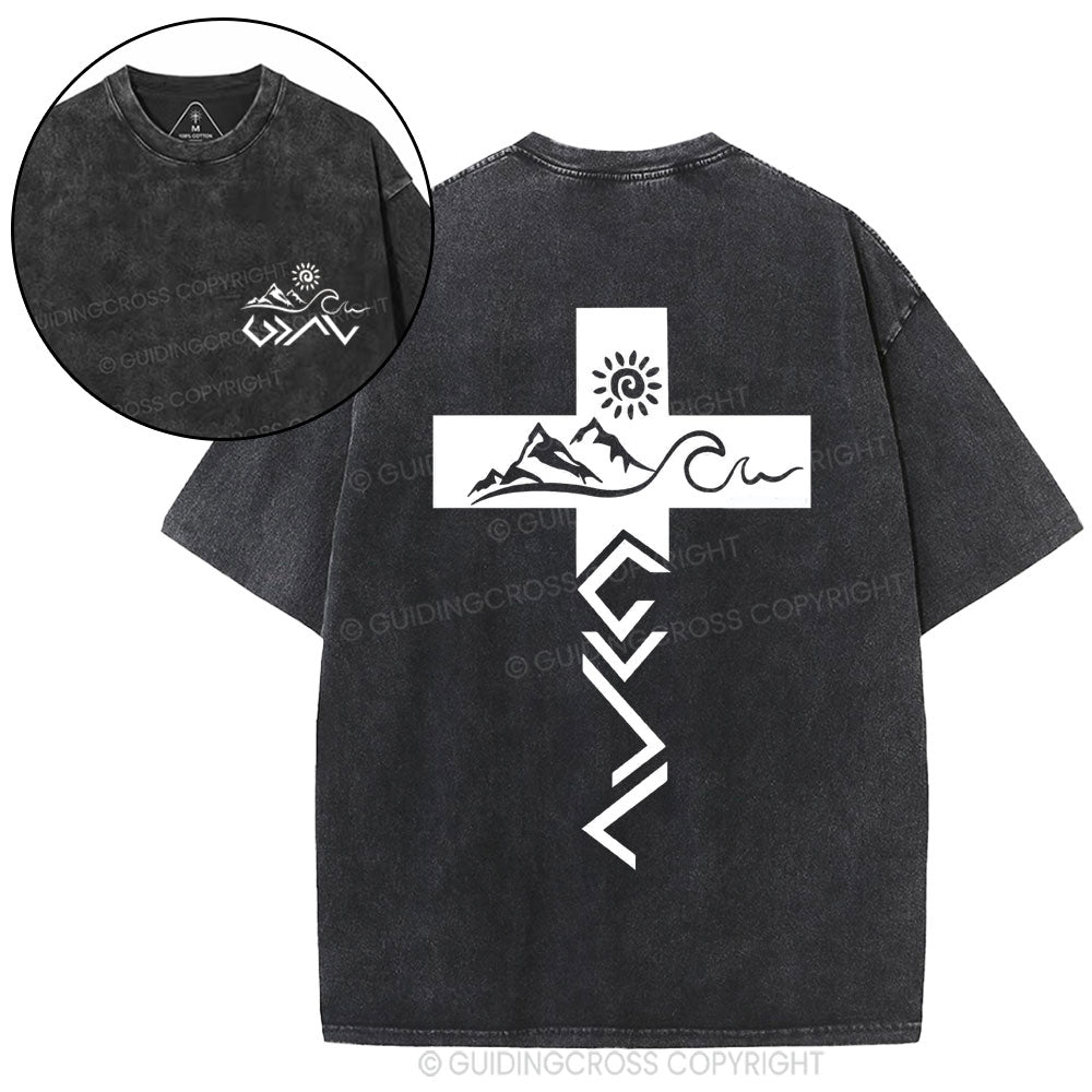 God Is Greater Than the Highs and Lows New Christian Washed T-Shirt