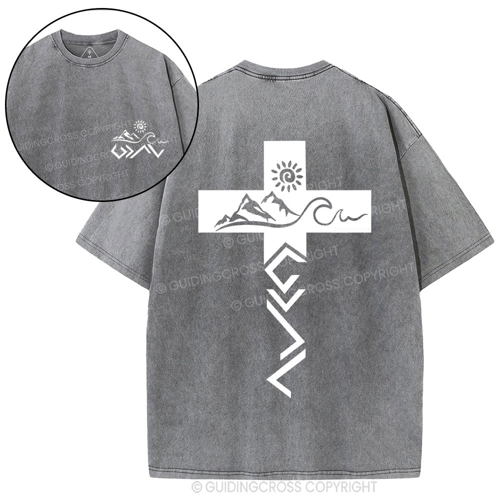 God Is Greater Than the Highs and Lows New Christian Washed T-Shirt