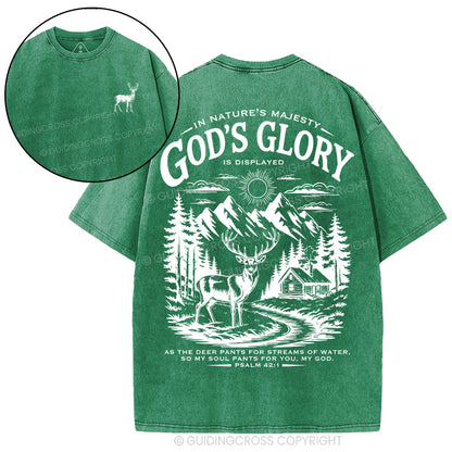 God's Glory Christian Washed T-Shirt