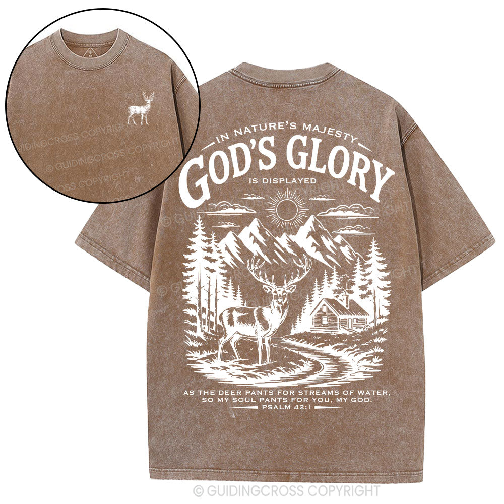 God's Glory Christian Washed T-Shirt
