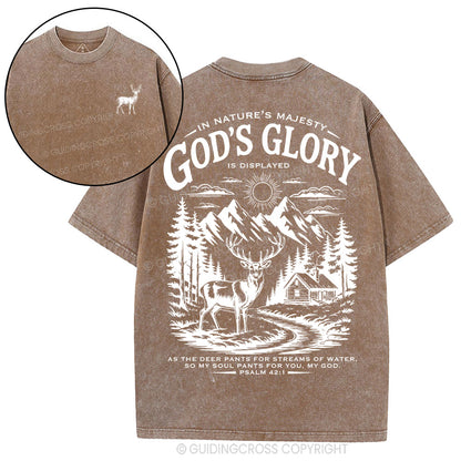 God's Glory Christian Washed T-Shirt