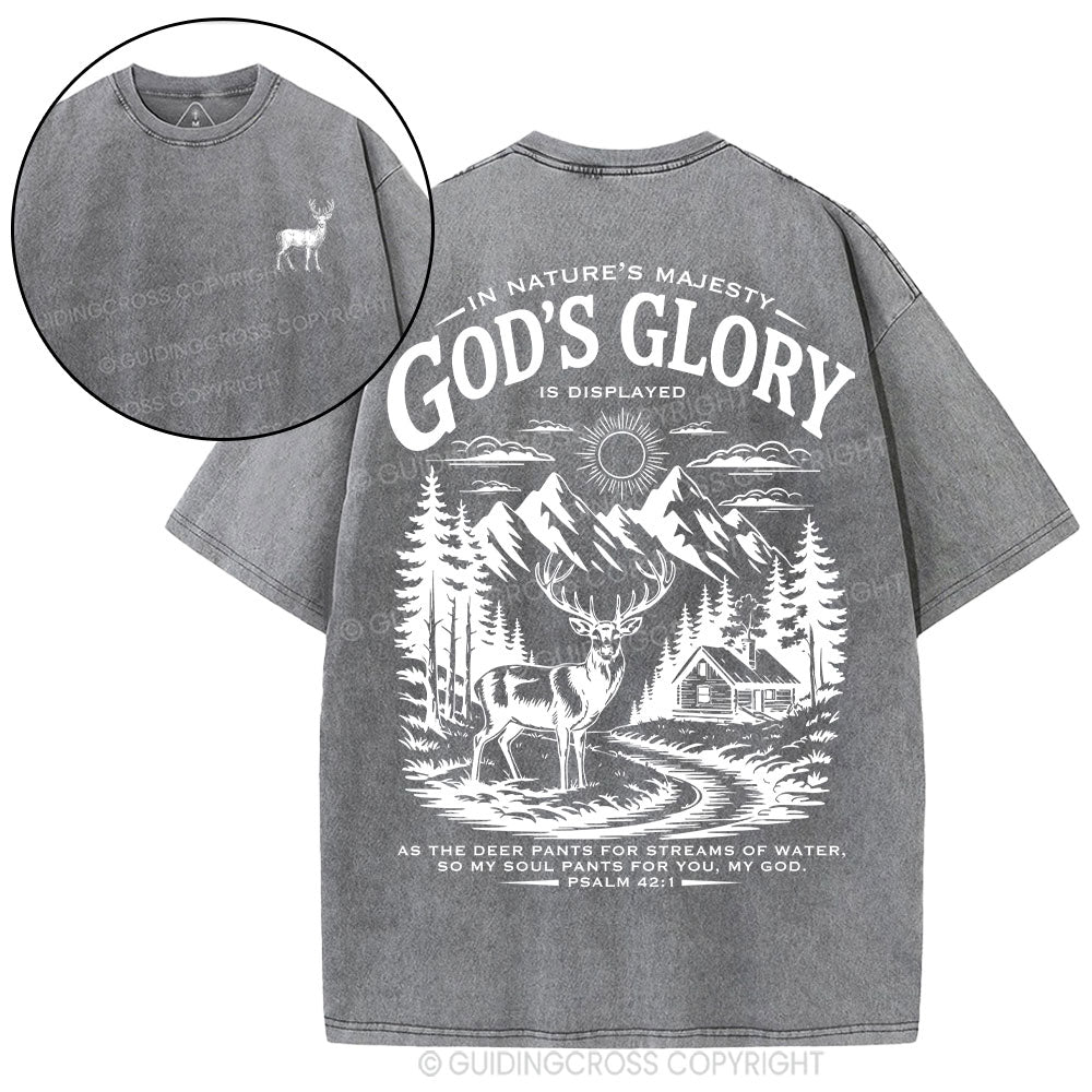 God's Glory Christian Washed T-Shirt