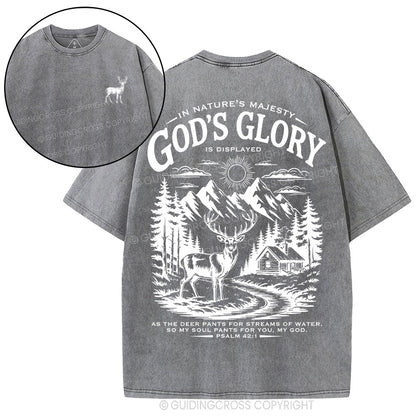 God's Glory Christian Washed T-Shirt
